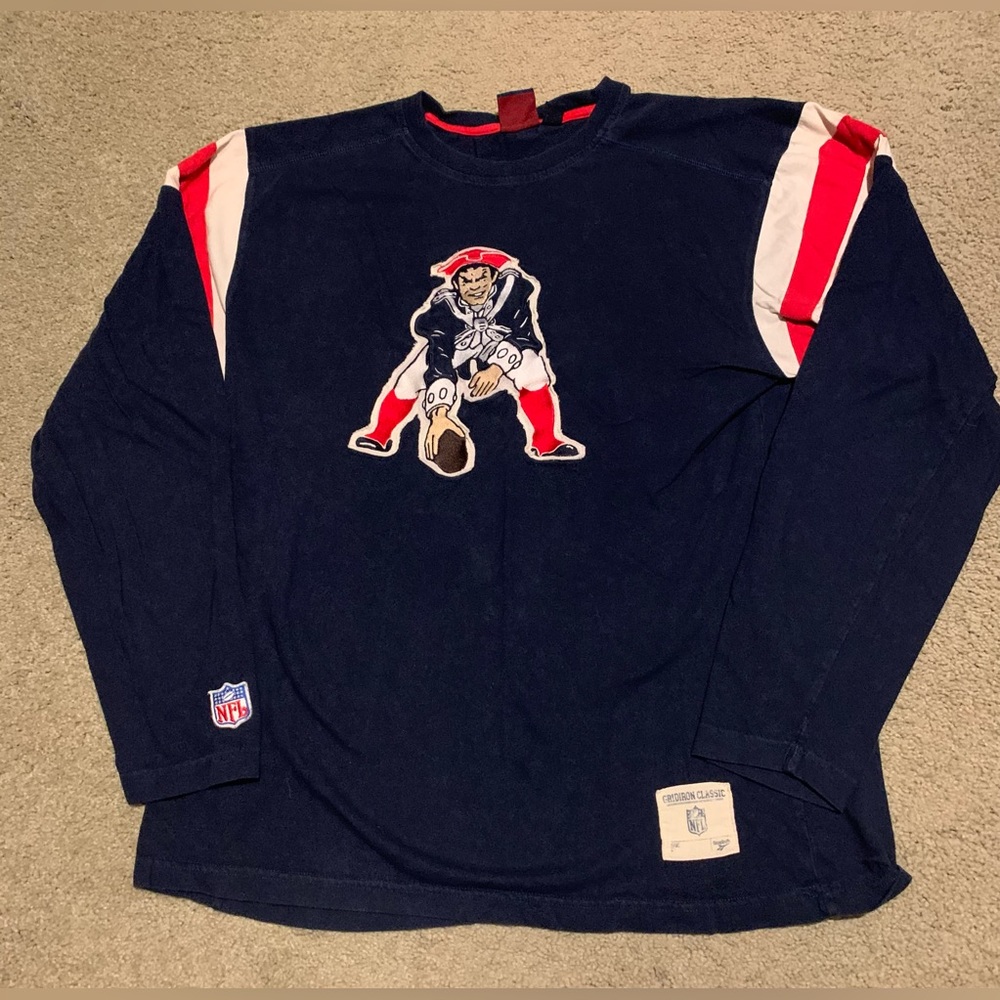 Reebok New England Patriots long sleeve T-shirt - small